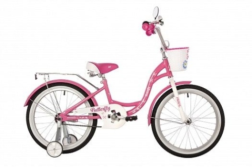 NOVATRACK 20 BUTTERFLY розовый